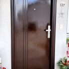 pintura puerta principal y madera